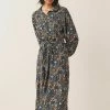 Next Damen Blusenkleid - Blue Multi Floral