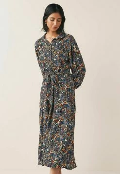 Next Damen Blusenkleid - Blue Multi Floral