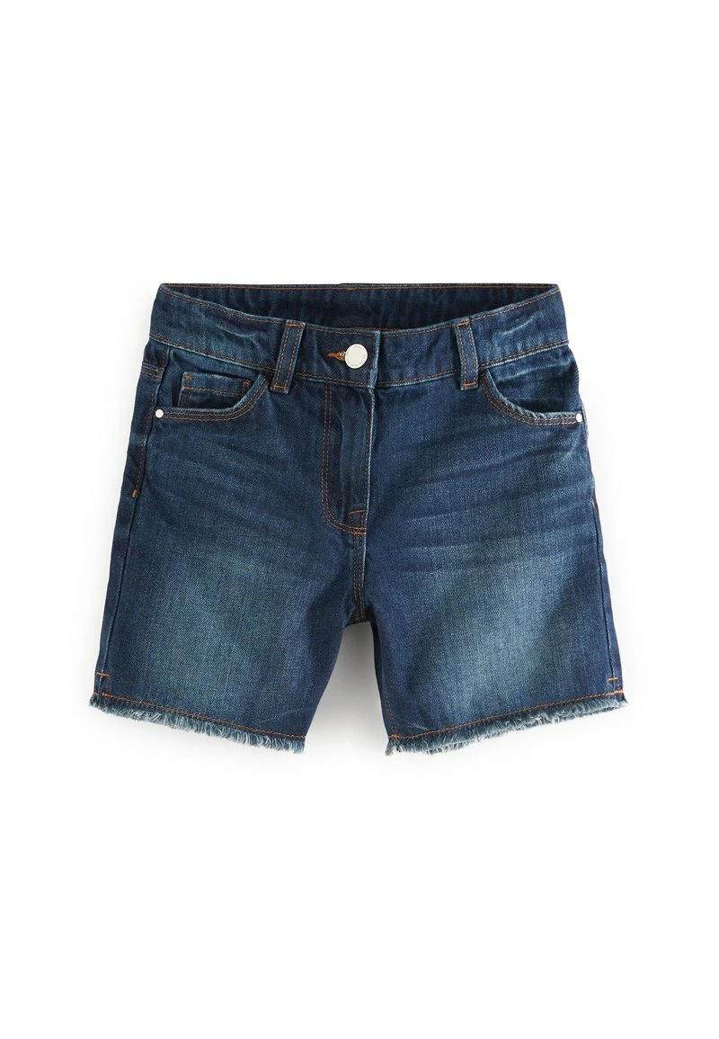 Next Kinder FRAYED HEM - Jeans Shorts - Blue