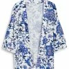 Next Damen Strickjacke - White Floral