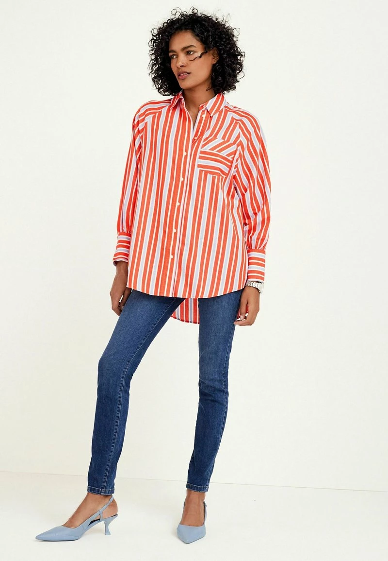 Next STRIPE OVERSIZE - Hemdbluse - Orange | Damen – Bild 2