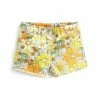 Next Kinder FRAYED HEM - Jeans Shorts - Retro Floral Print