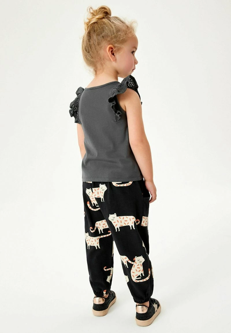 Next Kinder Jogginghose - Charcoal Grey Leopard – Bild 3