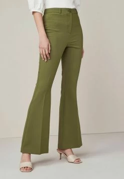 Next Damen Stoffhose - Khaki Green