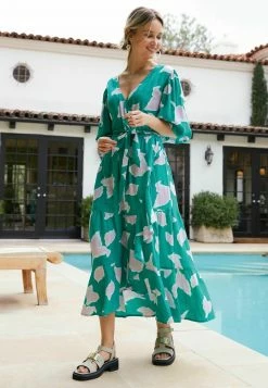 Next Damen Maxikleid - Green