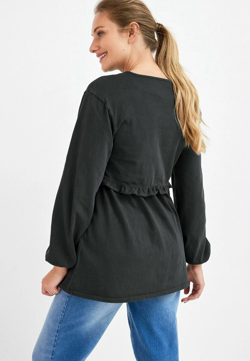 Next RUFFLE LAYER - Langarmshirt - Grey | Damen – Bild 2