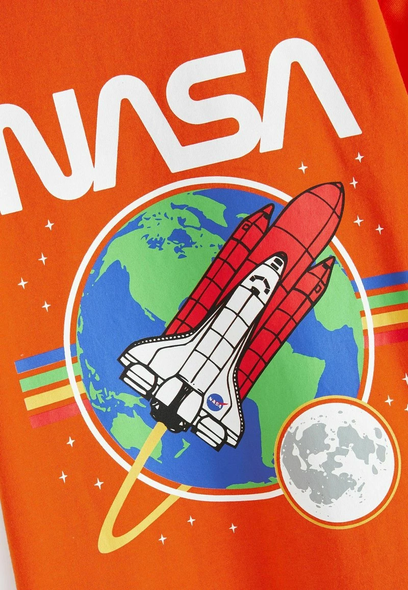 Next Kinder SET - Shorts - Orange Nasa Rocket – Bild 3