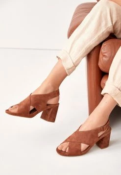 Next Damen MOTION FLEX - High Heel Sandalette - Tan
