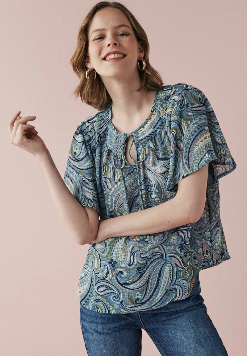 Next Damen FLUTTER - Bluse - Blue Paisley – Bild 2