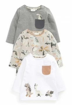 Next Kinder 3 PACK - Langarmshirt - Grey