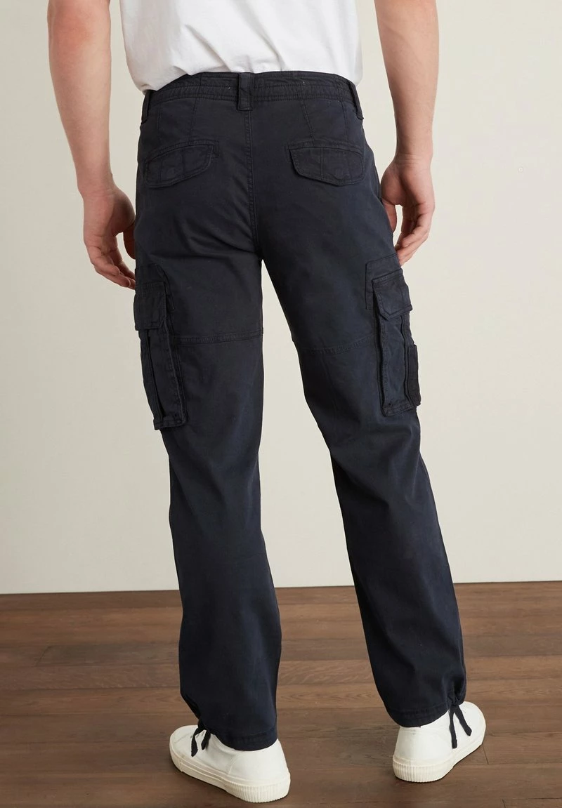 Next Herren AUTHENTIC BLEND - Cargohose - Navy Blue – Bild 2
