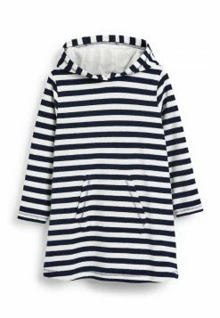 Next Kinder Bademantel - Dark Blue White