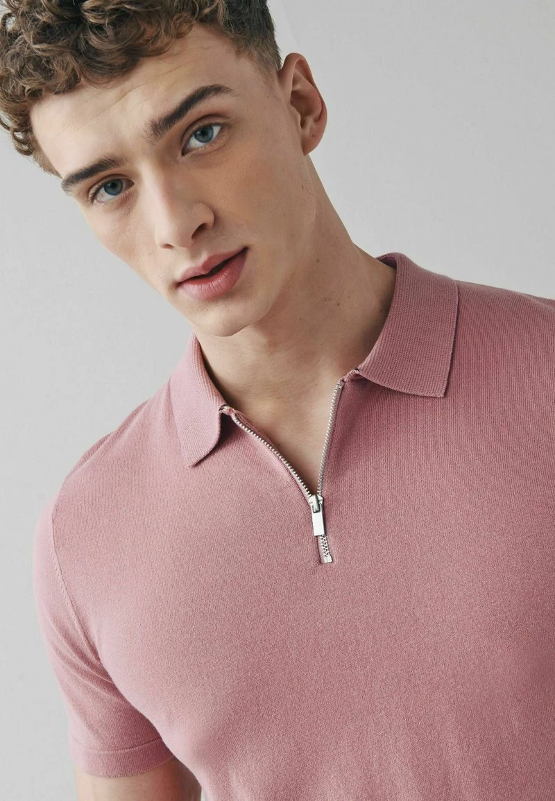 Next Herren Poloshirt - Pink – Bild 3
