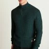 Next Herren TEXTURED - Strickpullover - Green