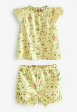 Next Kinder 6 PIECE - Shorts - Lilac & Yellow Print