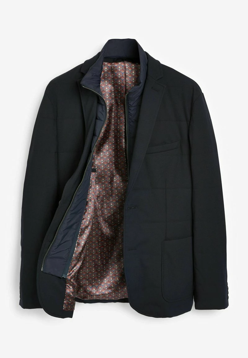 Next Herren WASSERABWEISENDER GESTEPPTER - Anzugsakko - Navy – Bild 10