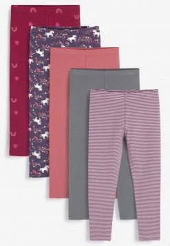 Next Kinder 5 PACK - Leggings - Hosen - Berry