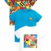 Next Kinder 3 PACK - T-Shirt Print - Neon Blue