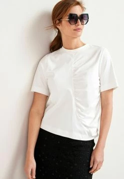 Next Damen SHORT SLEEVE - T-Shirt Print - White