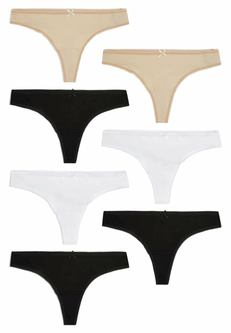 Next Damen COTTON KNICKERS SEVEN PACK-THONG - String - White – Bild 5