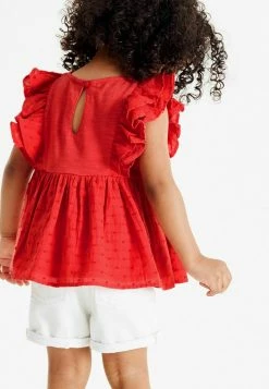 Next Kinder BRODERIE - Bluse - Red