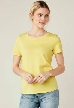 Next Damen T-Shirt Basic - Lemon Yellow