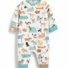 Next Kinder DOG PRINTED - Jumpsuit - White