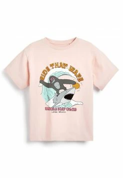 Next Kinder SHORT SLEEVE GRAPHIC (3-16YRS) - T-Shirt Print - Pink Surfing Gorilla