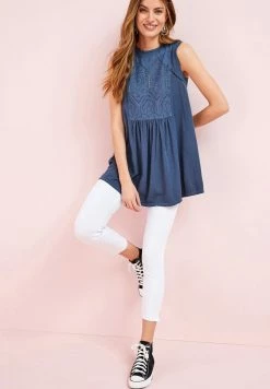 Next Damen Bluse - Navy Blue