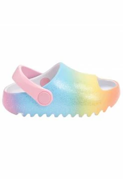 Next Kinder Clogs - Pink Rainbow Glitter