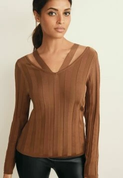Next Damen Strickpullover - Brown