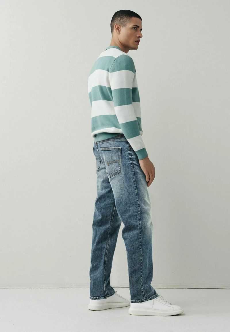 Next Herren WITH STRETCH - Jeans Slim Fit - Mottled Blue – Bild 4