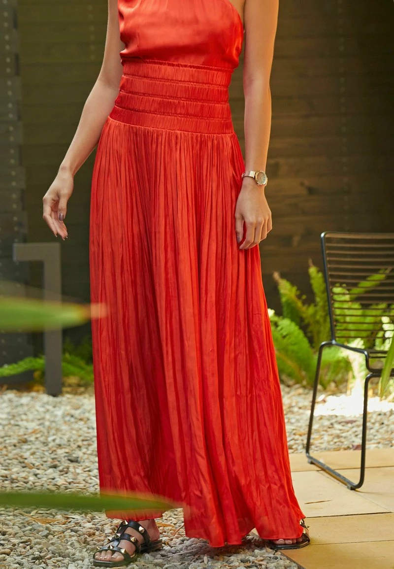 Next Damen Faltenrock - Red