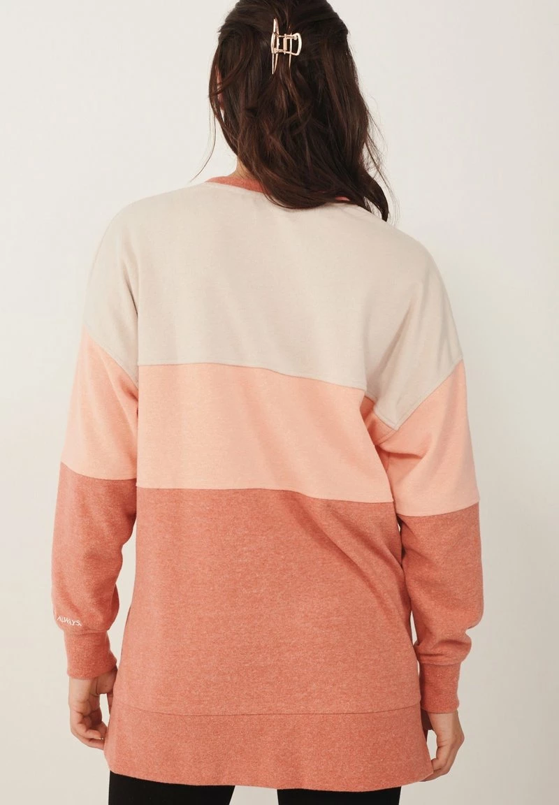 Next Damen Sweatshirt - Orange Colourblock – Bild 2