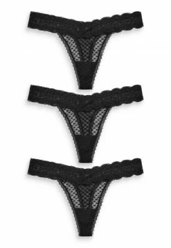 Next Damen 3 PACK - String - Black