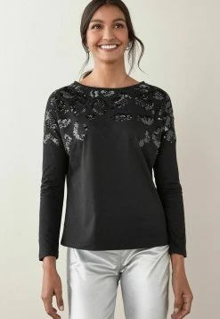 Next Damen LONG SLEEVE - Langarmshirt - Black