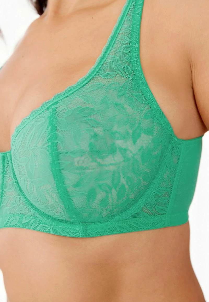 Next Damen HIGH APEX LEAF LACE - Balconette BH - Green – Bild 4