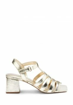 Next High Heel Sandalette - Gold | Damen