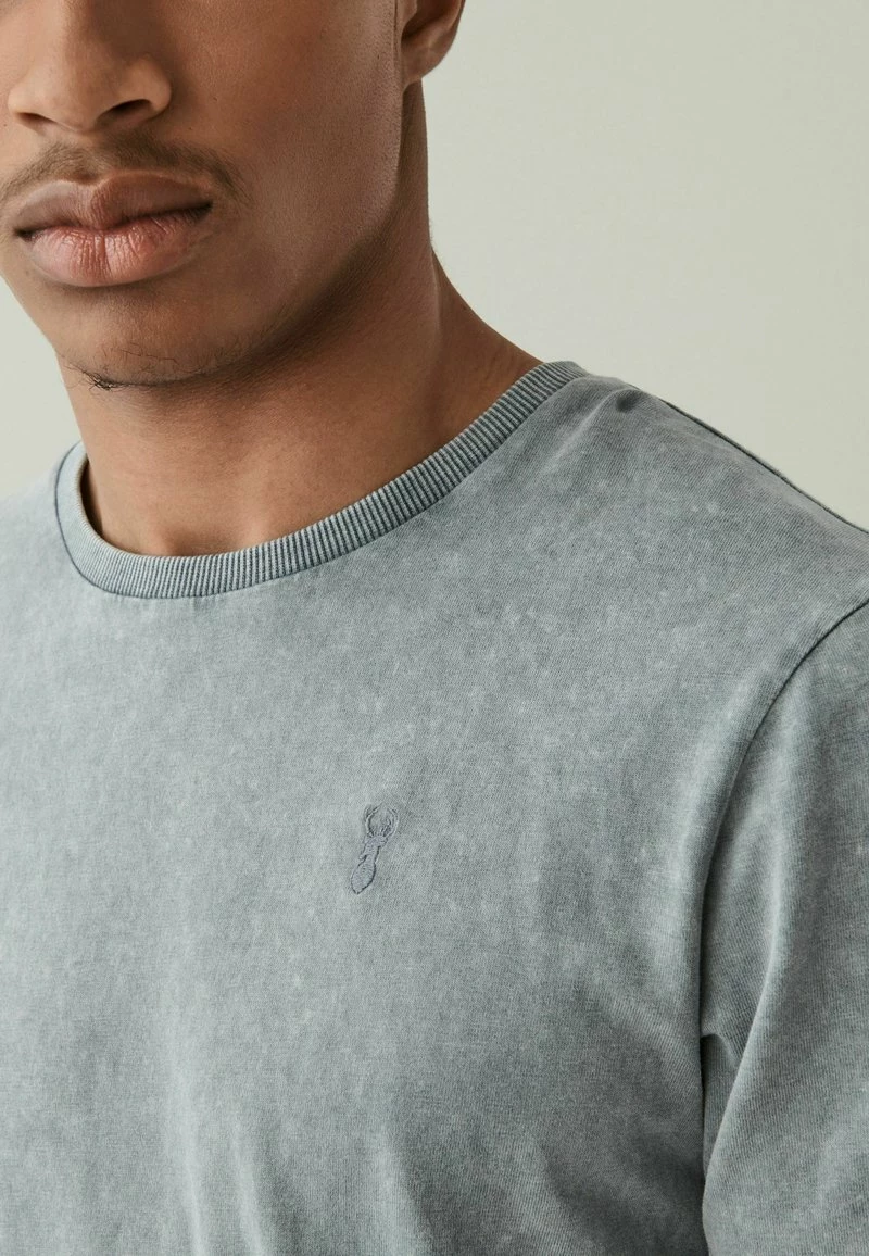 Next Herren T-Shirt Basic - Slate Grey – Bild 4