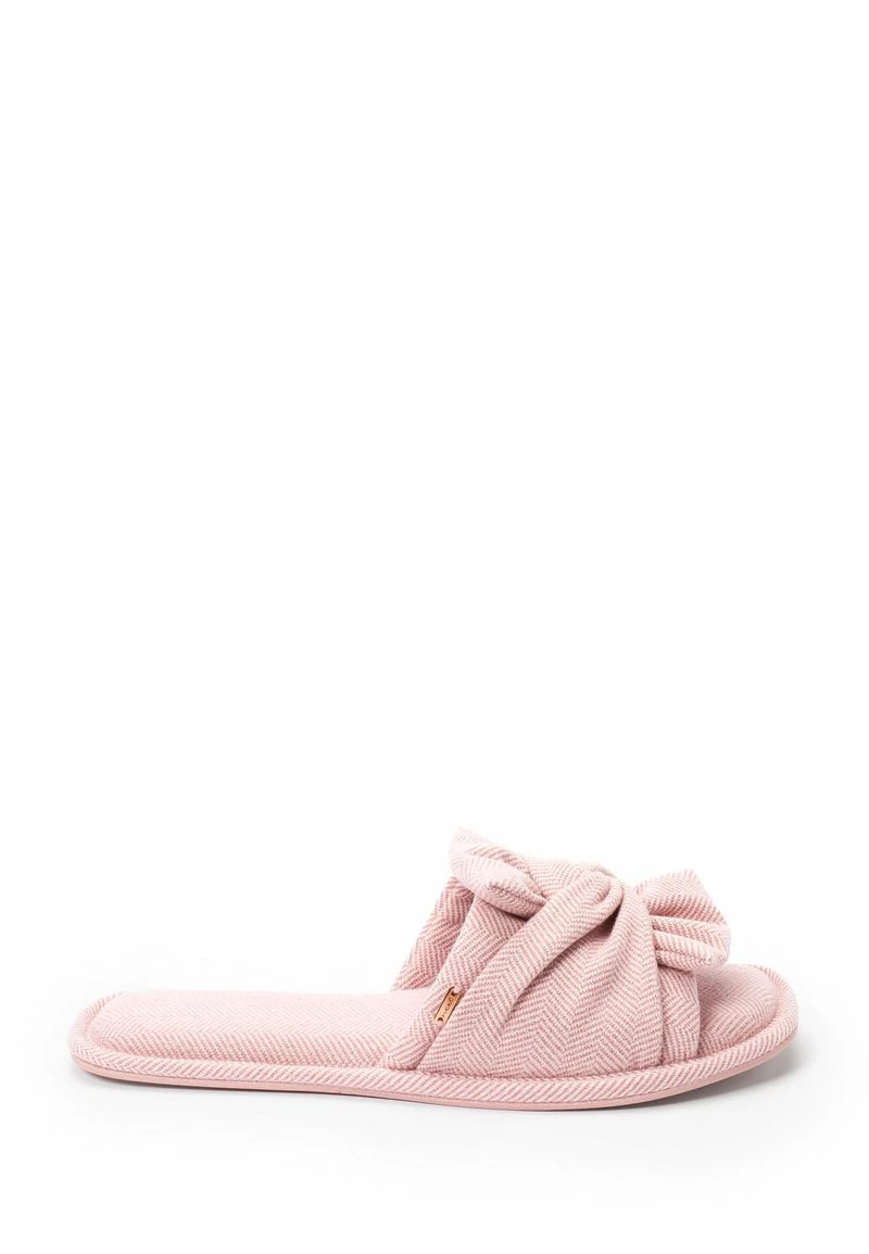 Next Damen HERRINGBONE BOW - Hausschuh - Pink