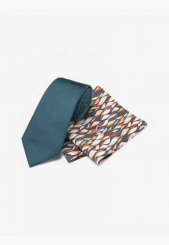 Next Herren SET - Einstecktuch - Green