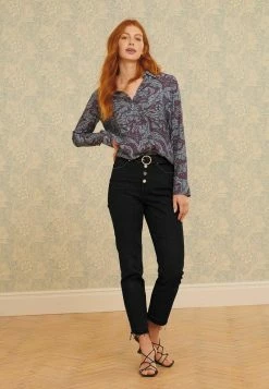 Next Damen Hemdbluse - Batchelors Rust Print