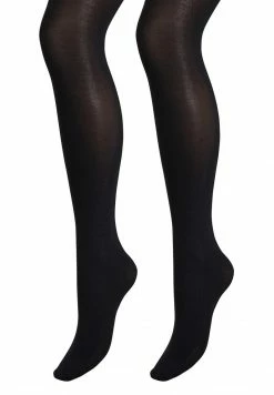 Next Damen TWO PACK - Overkneestrümpfe - Black