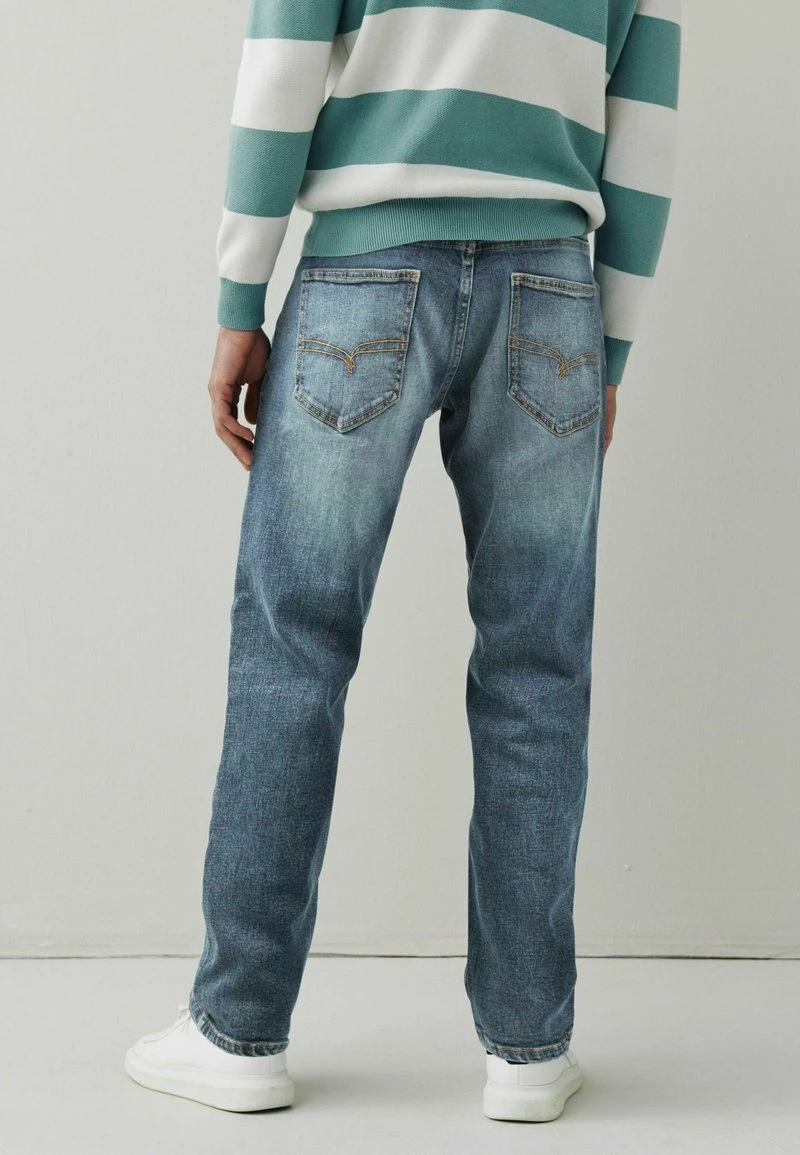 Next Herren WITH STRETCH - Jeans Slim Fit - Mottled Blue – Bild 3