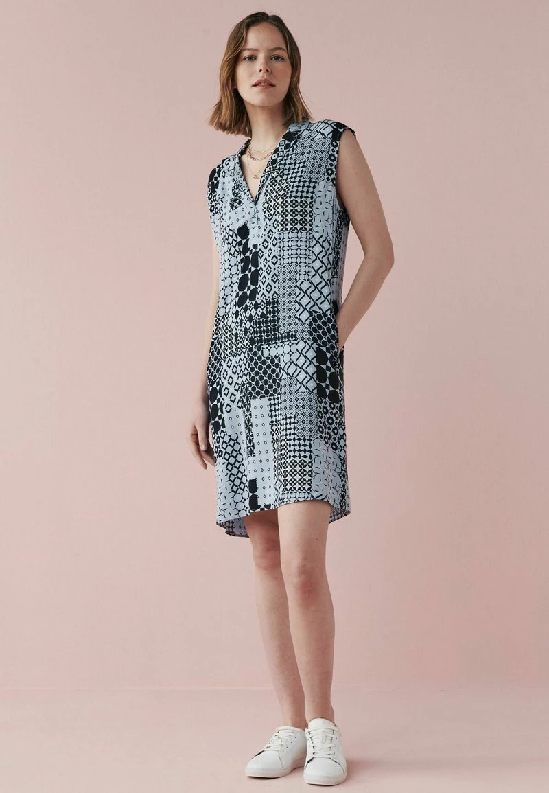 Next Damen Freizeitkleid - Blue Snake Print