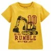 Next Kinder OVERSIZED - T-Shirt Print - Yellow