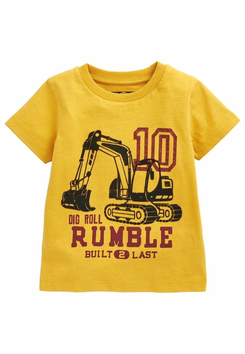 Next Kinder OVERSIZED - T-Shirt Print - Yellow