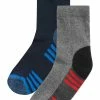 Next Kinder 2 PACK - Socken - Grey/dark Blue/red