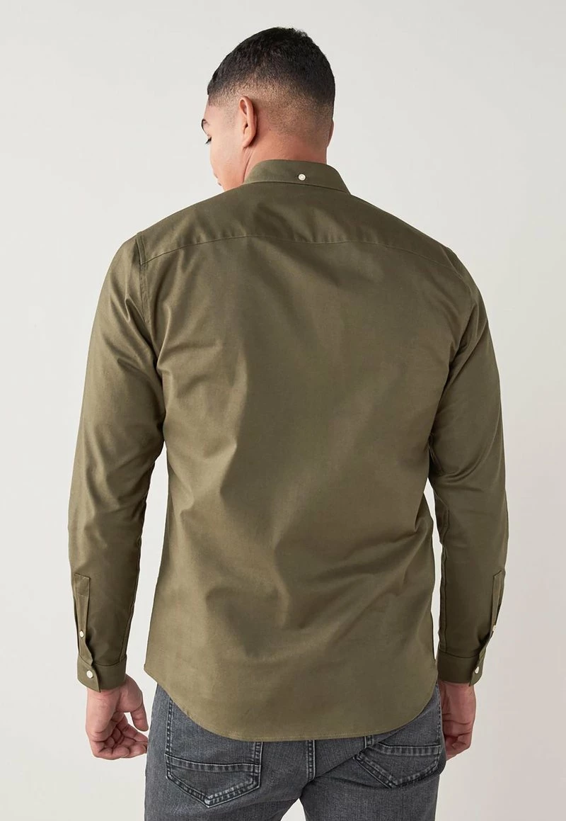 Next LONG SLEEVE OXFORD - Hemd - Green | Herren – Bild 3