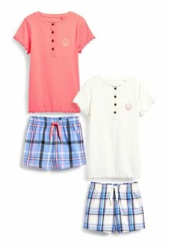 Next Kinder 2 PACK SET - Nachtwäsche Set - Pink Blue